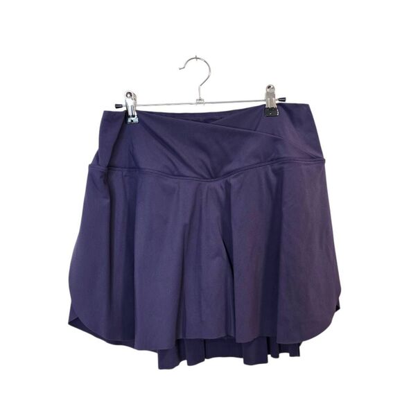 Halara Patitoff Skirt Skort Women's XL Purple Stretch Flare Pleated Flowy Athlet - Picture 1 of 6